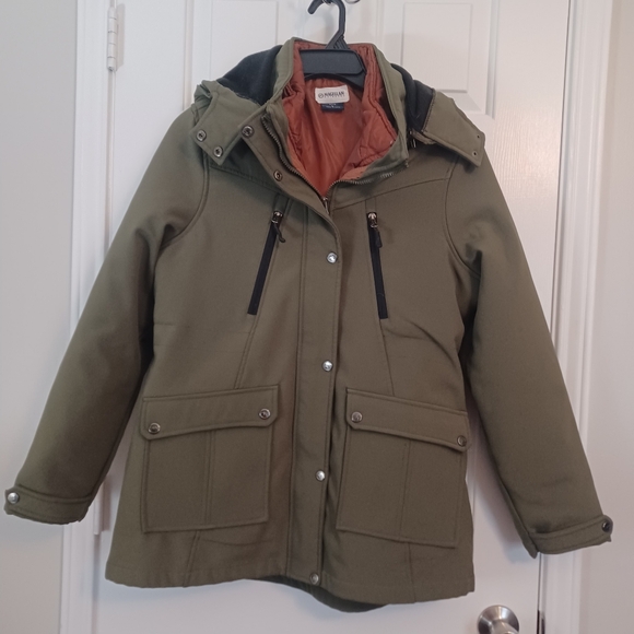 Magellan 2pc Olive/papaya Parka Coat Jacket Bundle Wmns Sz L - Picture 1 of 11